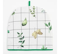 Грелка на чайник Этель Flora 28x28 см, 100% хлопок, саржа 190 г/м2 7561824