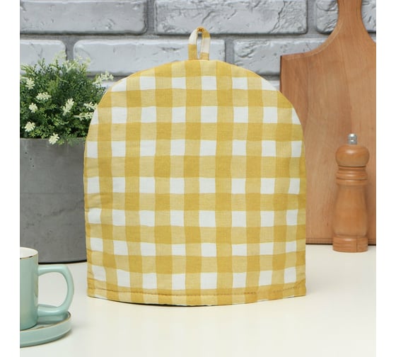 Грелка на чайник Этель Sunbeam 28x28 см, 100% хлопок, саржа 178 г/м2 9907923