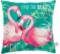 Чехол на подушку Этель Flamingo 40x40 см, 100% п/э, велюр 4304071
