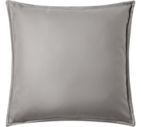 Чехол на подушку Этель кожзам 45x45 см, серый 9667759