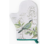 Варежка-прихватка Этель Птицы 20x28 см, саржа, 100% хлопок, ватин 250 г/м2 9892097