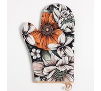 Варежка-прихватка Этель Meadow flower 20x27 см, 100% хлопок, саржа 190 г/м2 7560470