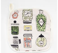 Прихватка Этель Kitchenware 19x19 см, 100% хлопок, саржа 190 г/м2 5511221