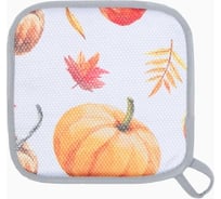Прихватка Этель Тыквы 20х20 см, 100% полиэстер 9788444