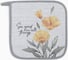 Прихватка Этель Yellow poppies 19x19 см, 100% хлопок, 250 г/м2 9525927 1