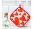 Прихватка Этель Red hearts 19x19 см, 100% хлопок, ватин 250 г/м2, двухсторонняя 5376654 3