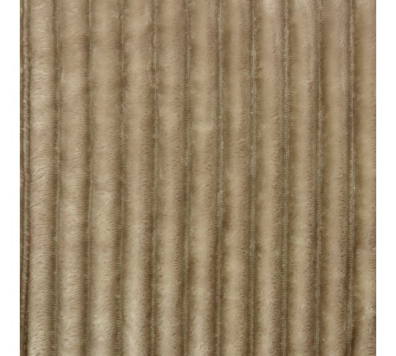 Плед ND Home велсофт полоски беж, полиэстер, 200x220 см, 260 г/м 306812