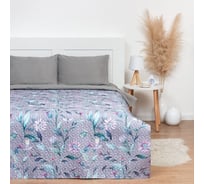 Покрывало Этель 1.5 спальное, Тропический сад, 150x210 см, микрофибра 7985407