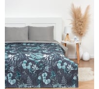 Покрывало Этель евро, Эвкалипт, 230x210±5 см, микрофибра 7985406