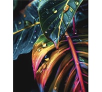 Картина Fbrush Неоновые листья 2 40х50 см kt45-14263