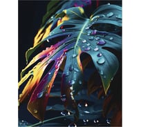 Картина Fbrush Неоновые листья 1 40х50 см kt45-14262