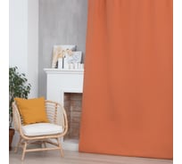 Штора Этель 150x270 см, оранжевый, 100% хлопок 7861959