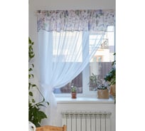 Тюль Этель с подхватом и ламбрекеном Магия прованса 250x200 см, 100% полиэстер, вуаль 4665412