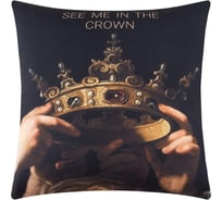 Подушка Этель Crown, 35x35 см, габардин, 100% п/э 5572893