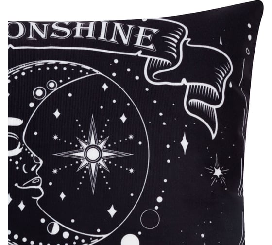 Чехол на подушку Этель Moonshine 40x40 см, 100% п/э, велюр 7029999