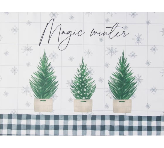 Салфетка на стол Этель Magic winter 30x40 см, 100% полиэстер, оксфорд 420 250 г/м2 5167883