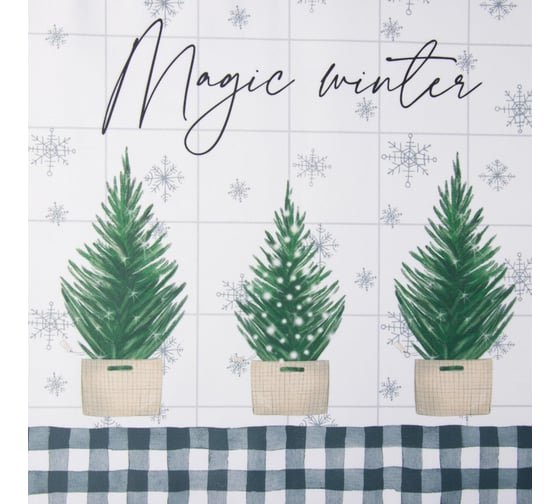 Салфетка на стол Этель Magic winter 30x40 см, 100% полиэстер, оксфорд 420 250 г/м2 5167883