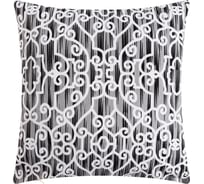 Декоративная наволочка Этель 40x40 см, Pattern black, 100% хлопок 5084353