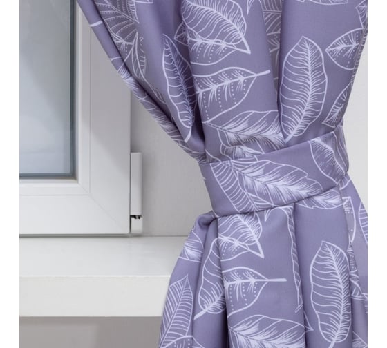 Комплект штор для кухни Этель с подхватами Ease 145x180 см, 2 шт, 100% полиэстер 7183005