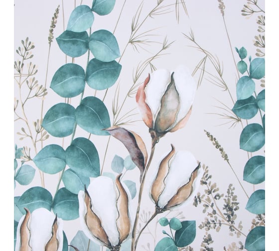 Комплект штор для кухни Этель с подхватами Cotton 145x180 см, 2 шт, 100% полиэстер 9933896