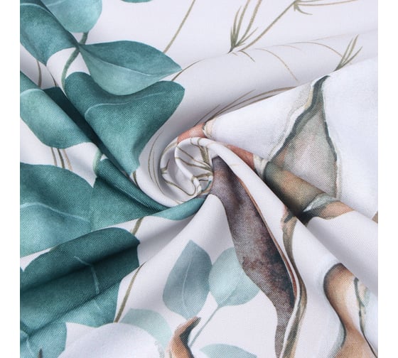 Комплект штор для кухни Этель с подхватами Cotton 145x180 см, 2 шт, 100% полиэстер 9933896
