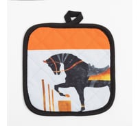 Кухонный набор Этель 2 предмета Конь прихватка 17х17 см, 100% полиэстер 7505028