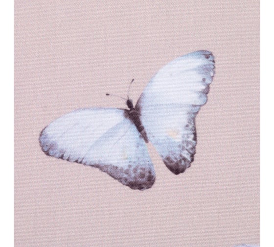 Комплект штор для кухни Этель с подхватами Butterflies 145x180 см, 2 шт, 100% полиэстер 9319360