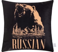 Подушка Этель "Russian" 40x40 см, велюр, 100% п/э 9101178