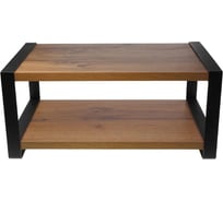 Кухонный органайзер EMBODIMENT двухъярусный, дуб Вотан, черный EMB-KO-WDT-VOB