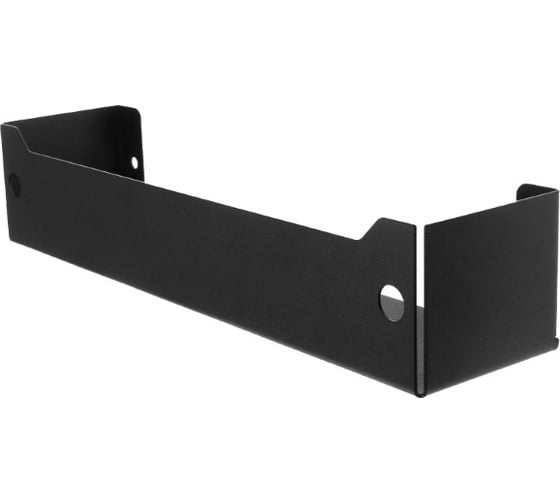 Полка для хранения EMBODIMENT металлическая, настенная, черная EMB-TB-SH-275x67-B