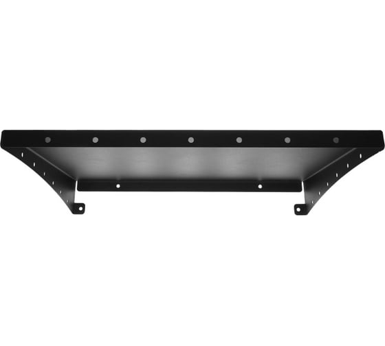 Полка для хранения EMBODIMENT металлическая, настенная, черная EMB-TB-SH-400x300-B