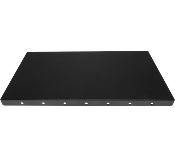 Полка для хранения EMBODIMENT металлическая, настенная, черная EMB-TB-SH-400x220-B