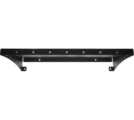 Полка для хранения EMBODIMENT металлическая, настенная, черная EMB-TB-SH-400x220-B