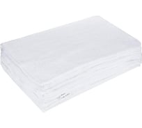 Набор махровых полотенец Luscan 50x100, плотность 450 гр/м2, белый 10 шт/уп 1813943