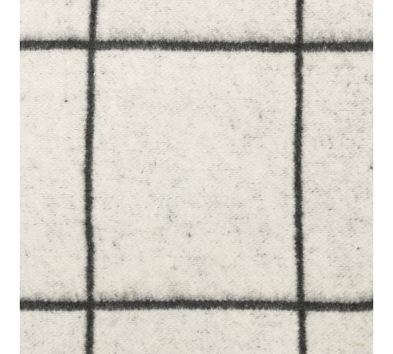 Одеяло Этель Клетка серый, 140x200 см, 100% хлопок, 400 г/м2 9515060