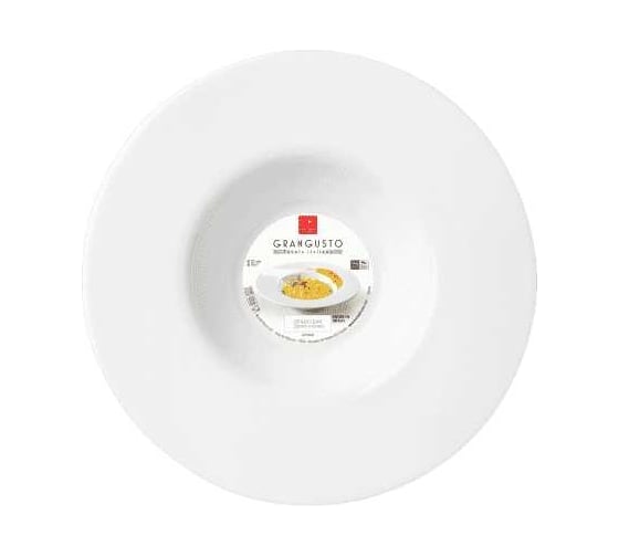 Тарелка Bormioli Rocco Grangusto risotto 27 см, h5.3 см упаковка 12 шт Б0048431