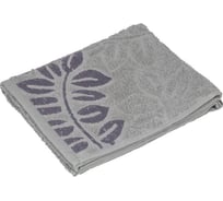 Махровое полотенце Комус Экзотика 50x85 см, 450 гр/м2, светло-серый 1728662