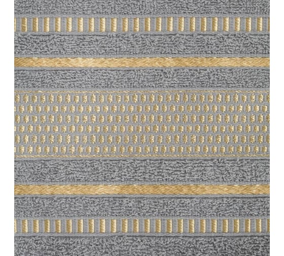 Махровое полотенце Комус Сатурн 50x85 см, 400 гр/м2, серый 1728656
