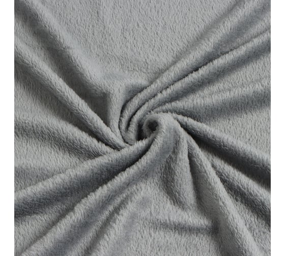 Плед Этель 150x200 см, серый, 100% п/э, корал-флис, 220 гр/м2 6894296
