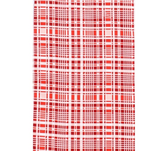 Кухонное вафельное полотенце Комус 35x60, 160 гр/м2, узоры, ассорти, 10 шт 1372636