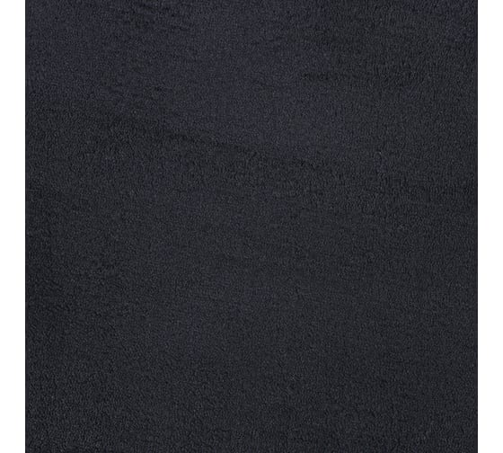 Плед Этель черный, 200x220 см, 100% п/э, корал-флис 220 гр/м2 9849663