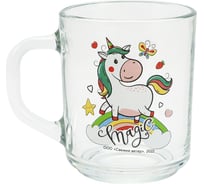 Кружка ND Play Единорог, в подарочной упаковке, 230 мл, стекло 306962