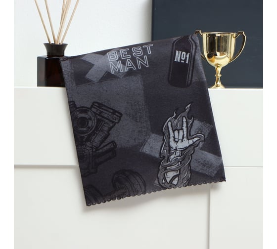 Плед Этель Best man, 75x100 см, 100% полиэстер, флис 10193892