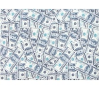 Плед Этель Dollars, 75x100 см, 100% полиэстер, флис 10193894