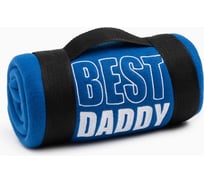 Плед Этель Best Daddy 130x150 см, 100% п/э, флис 160 гр/м2 7531908