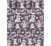 Плед Этель Rock, 75x100 см, 100% полиэстер, флис 9270822