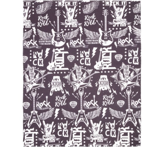 Плед Этель Rock, 75x100 см, 100% полиэстер, флис 9270822 1
