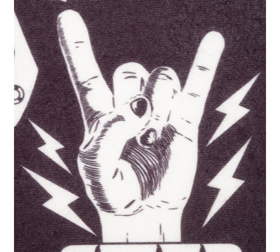 Плед Этель Rock, 75x100 см, 100% полиэстер, флис 9270822