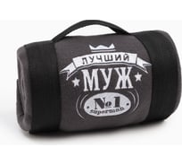 Плед Этель Лучший мужчина 130x150 см, 100% п/э, флис 160 гр/м2 3823893