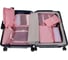 Дорожный набор для чемодана ROUTEMARK 8 в 1 pink Packing-cub-pink 1